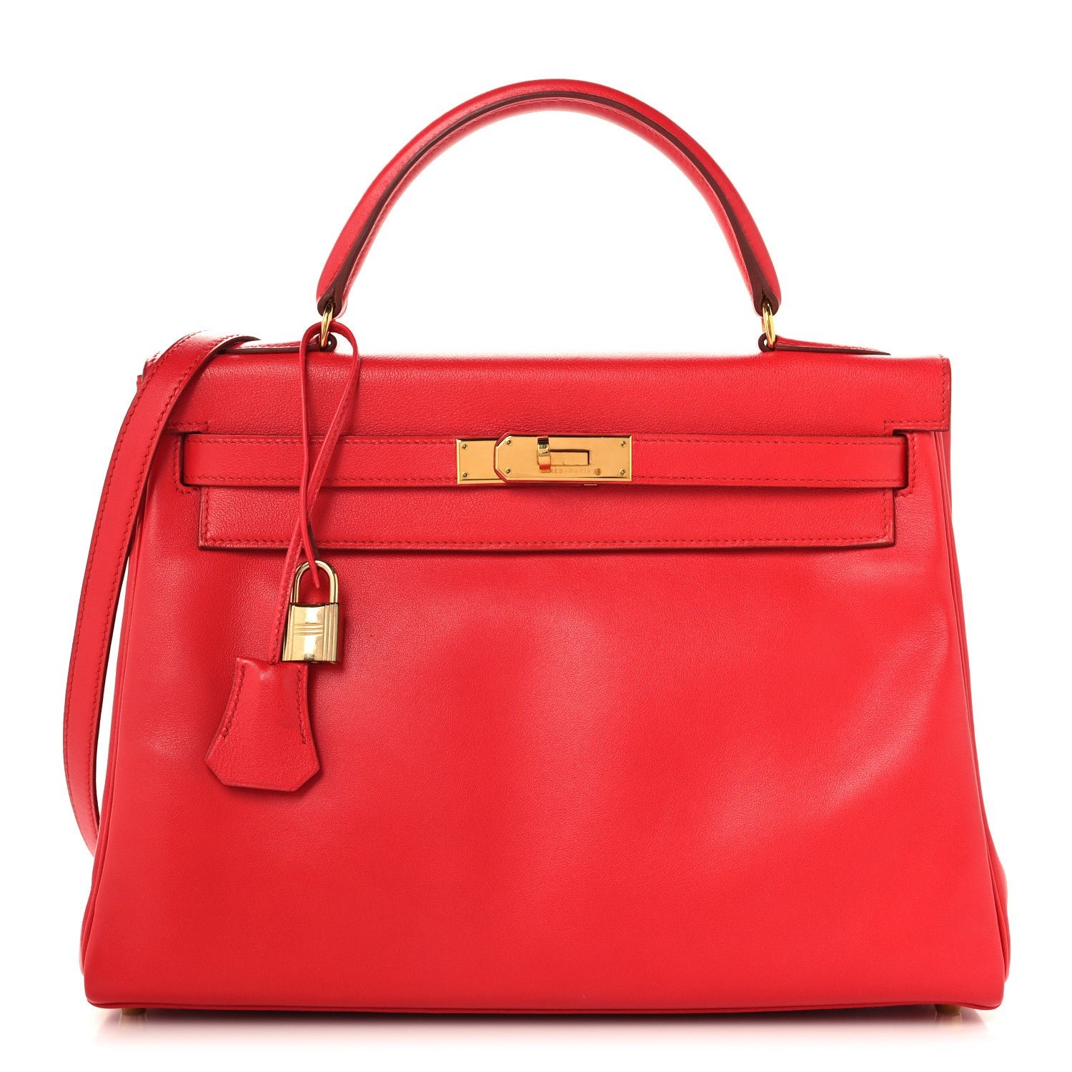 Hermes Hermes Swift Kelly Retourne 32 Vermillion