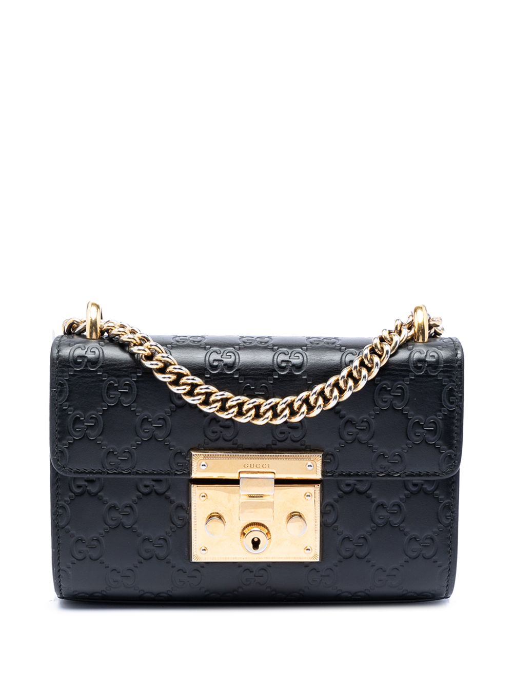 2016-2026 Small Guccissima Padlock crossbody bag