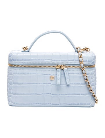 2026 Crocodile Embossed Slim Vanity Case