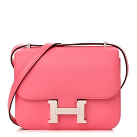 Hermes Swift Constance 18 Rose Azalee