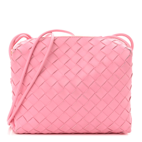 Bottega Veneta Nappa Intrecciato Small Loop Camera Bag Ribbon