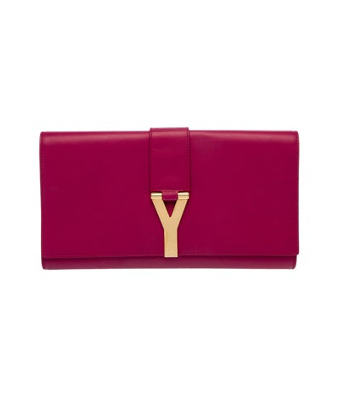 Saint Laurent Laurent Leather Clutch