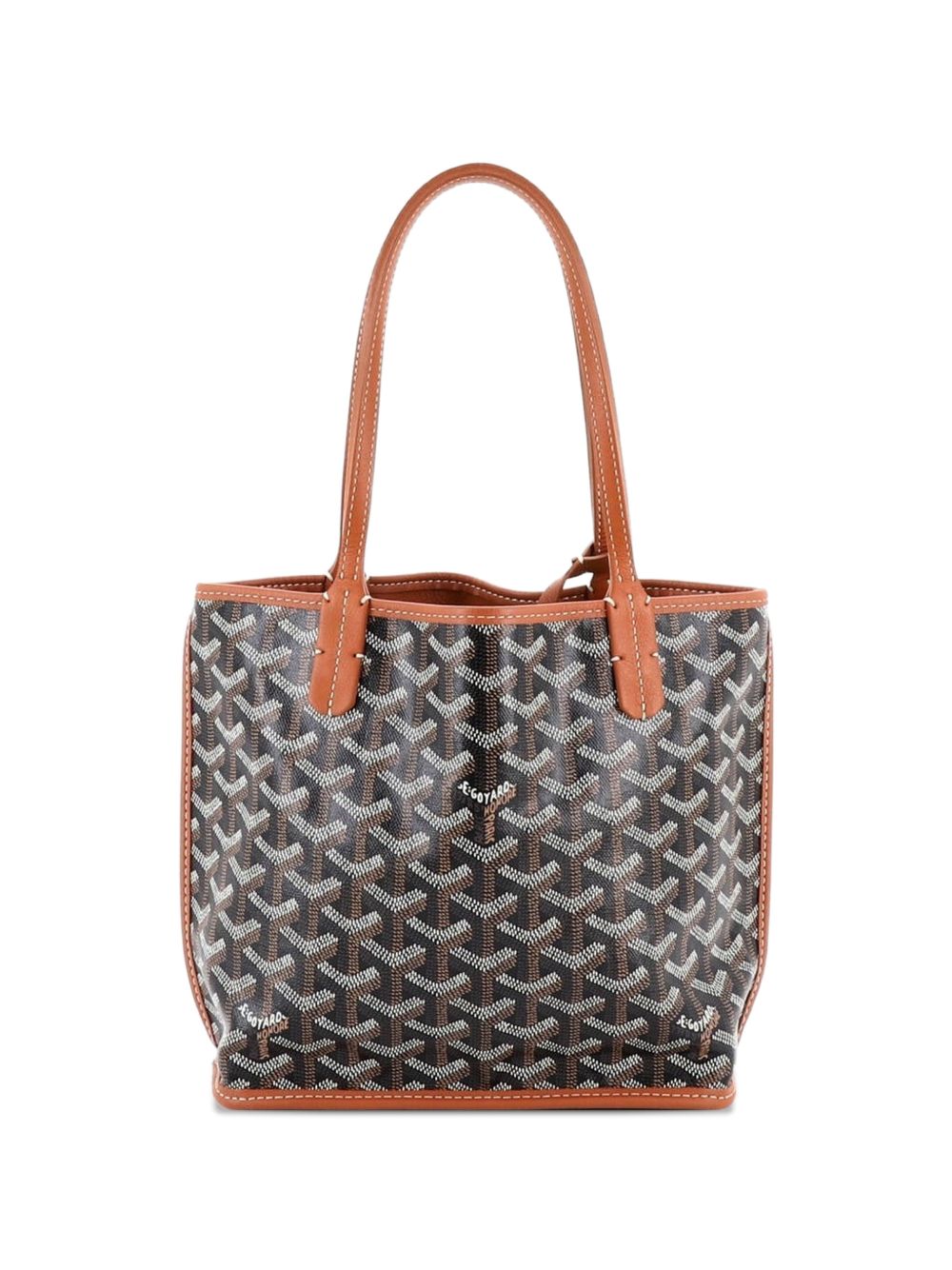 Anjou Reversible Tote Coated Canvas Mini satchel
