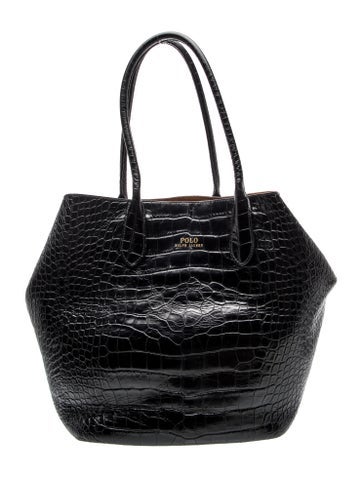 Embossed Leather Tote