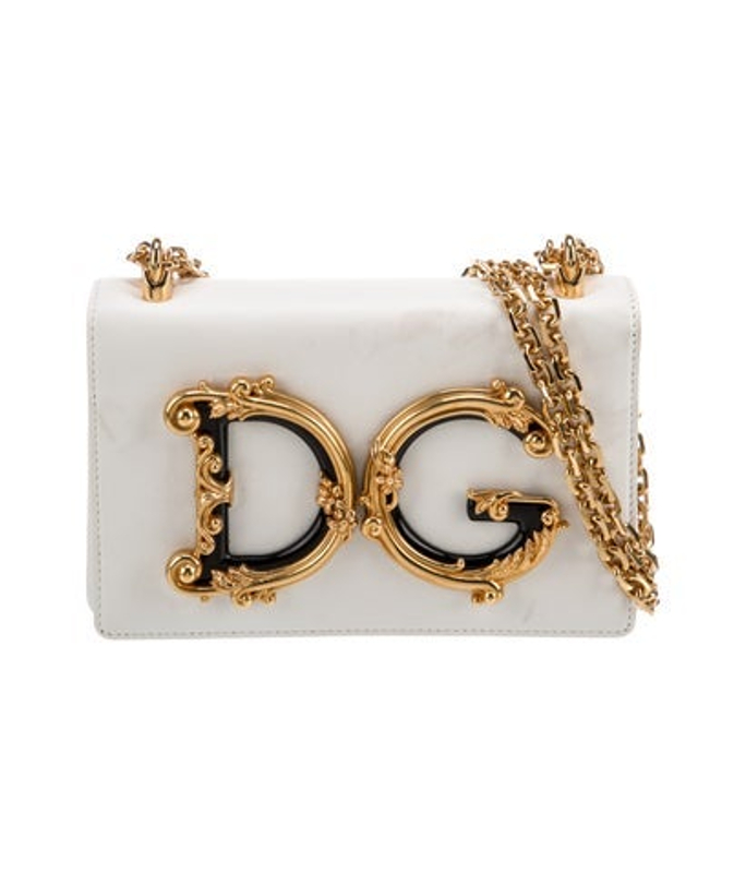 Dolce & Gabbana Gabbana Leather Dg Girls Small