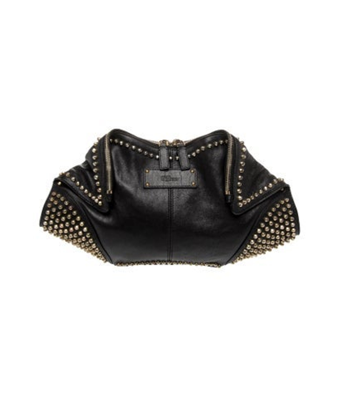 Alexander McQueen Mcqueen Leather Studded Clutch