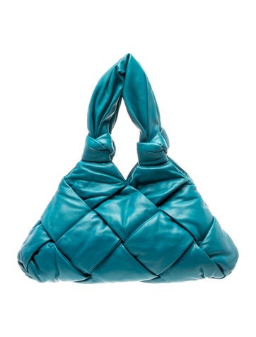 Intrecciato Padded Padded Lock Shoulder Bag