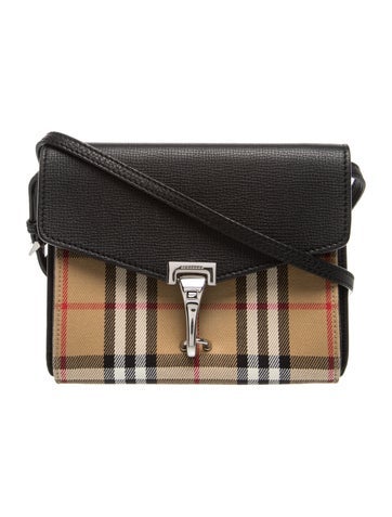 Calf Leather Vintage Check Macken Crossbody Bag