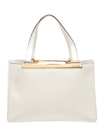 Leather Top Handle Bag