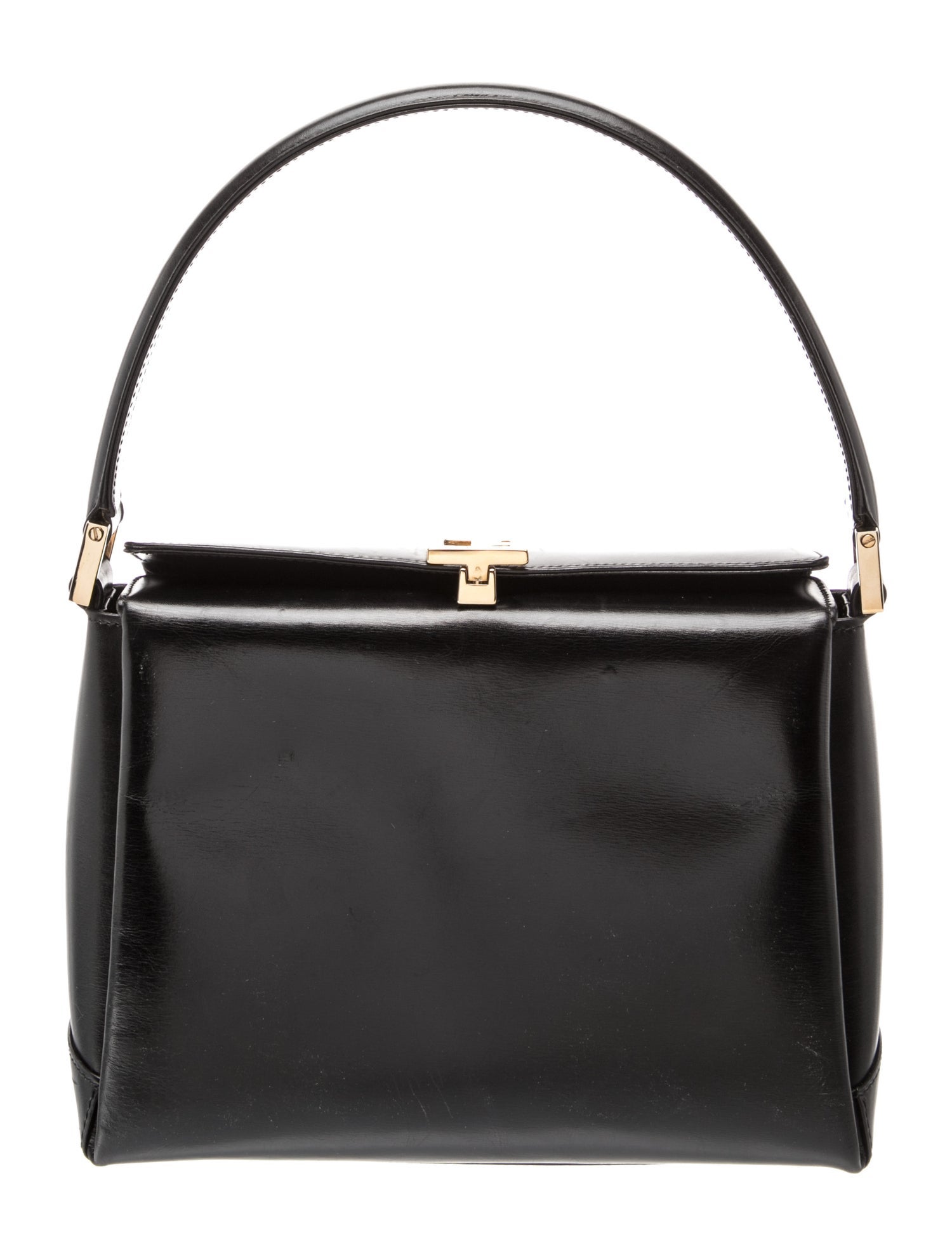 Bamboo Top Handle Bag Vintage