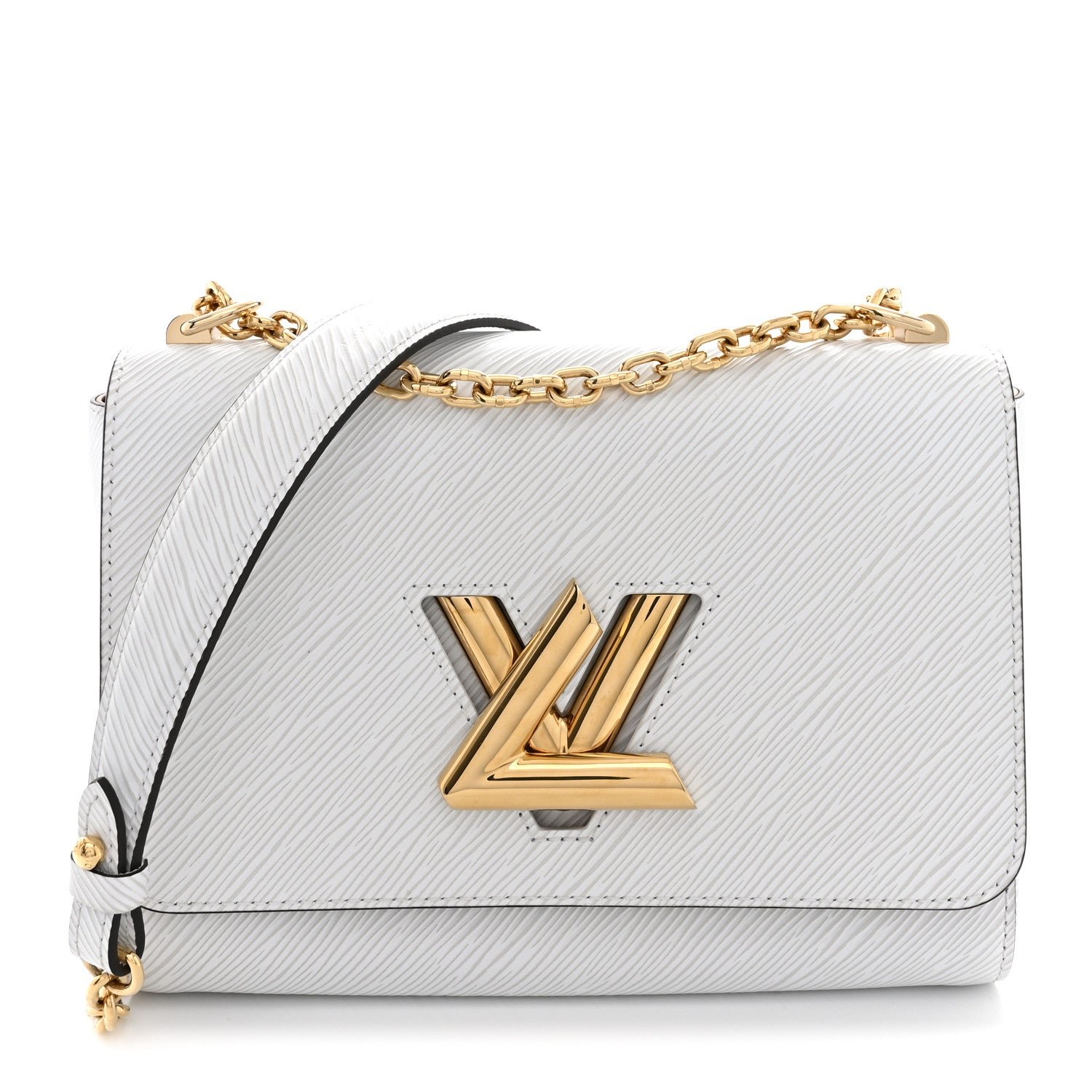 Louis Vuitton Epi Twist Shoulder Bag MM White