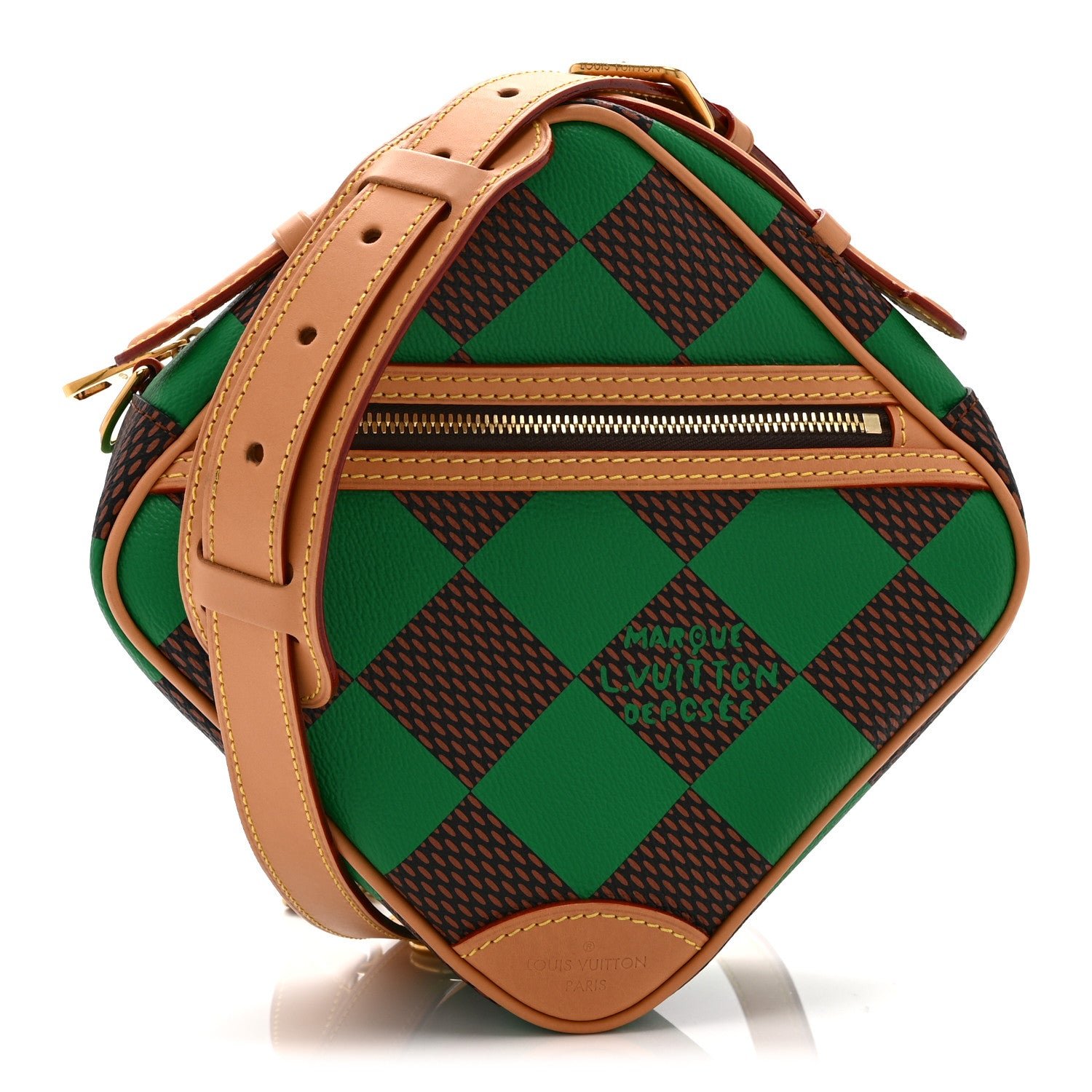 Louis Vuitton Damier Pop Chess Messenger Green