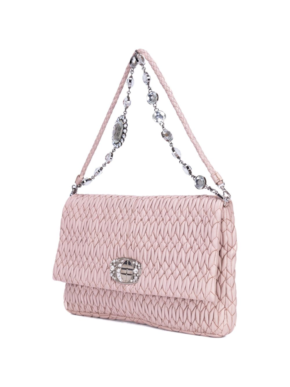 crystal-embellished shoulder bag