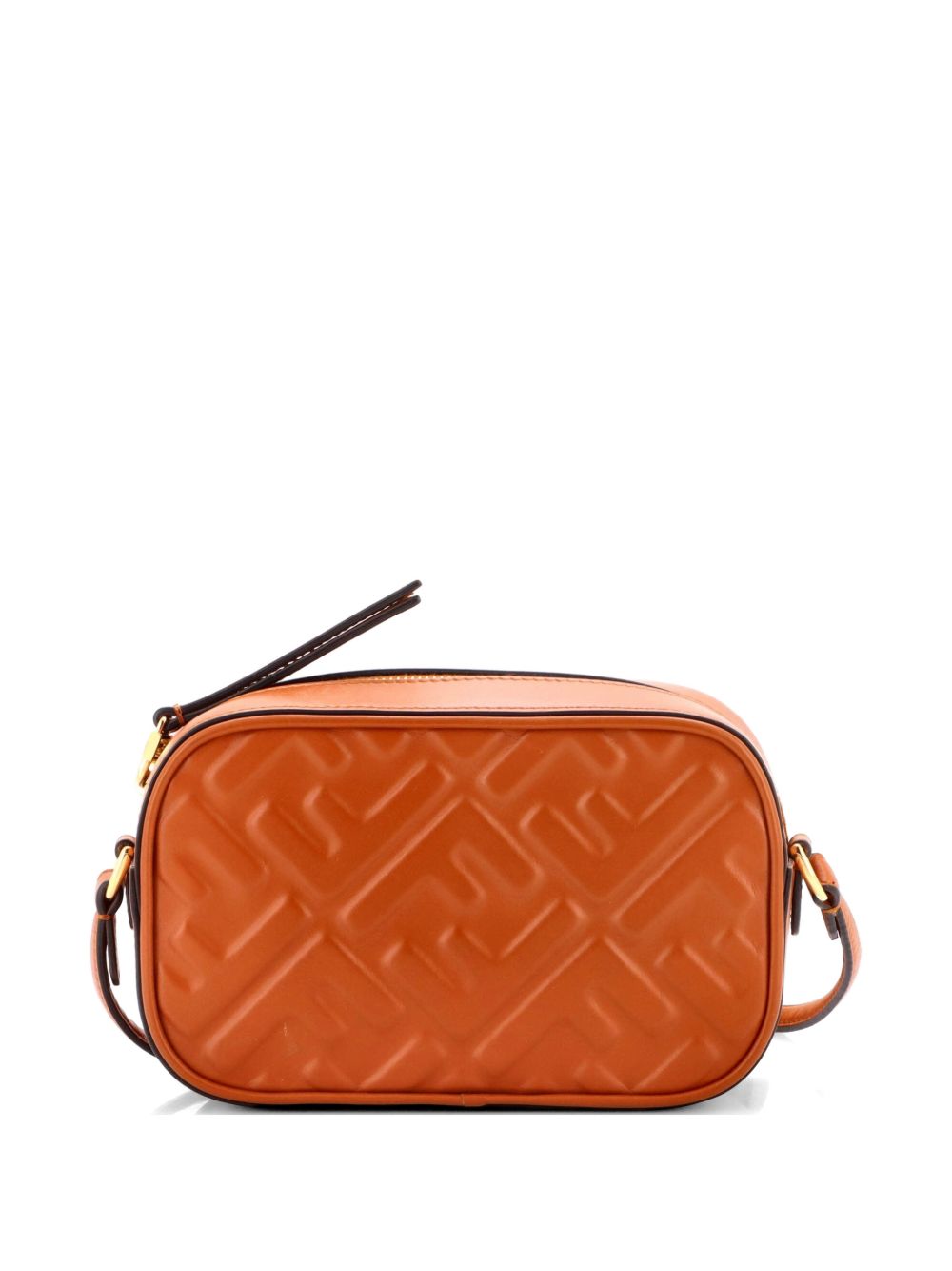 Camera Case Bag Zucca Embossed Leather Mini crossbody bag