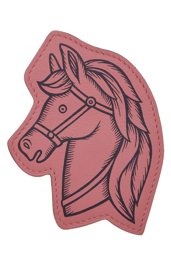 Hermes Patch NYC x Hermès Pink Leather Pin