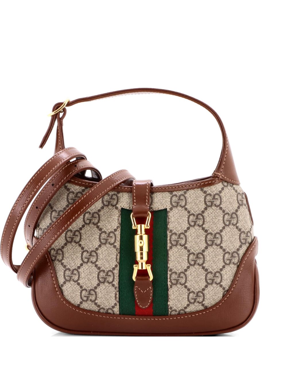 Gucci Jackie 1961 GG Coated Canvas Mini hobo bag