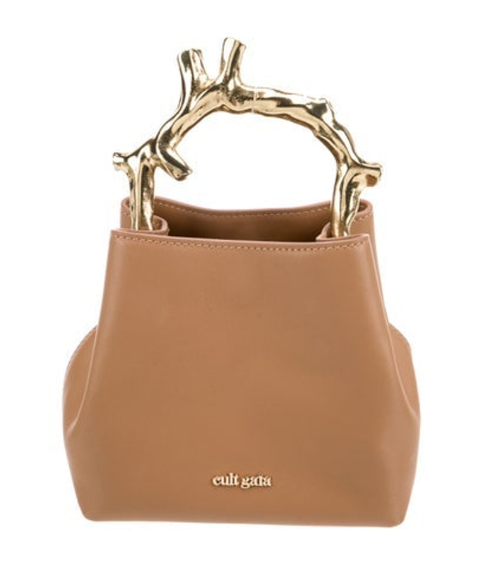 Cult Gaia Gaia Leather Top Handle Bag