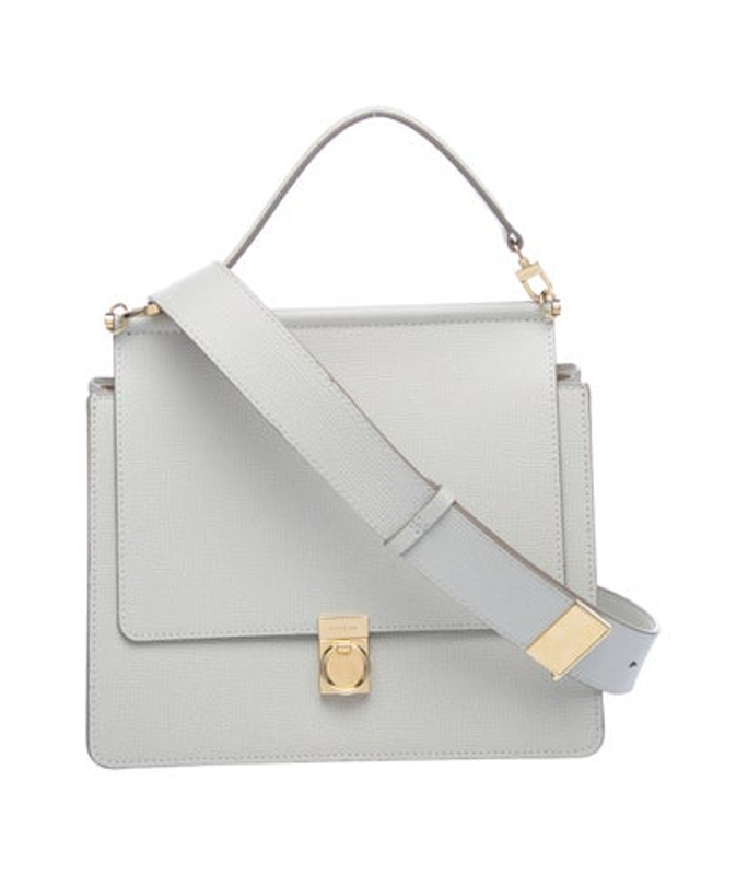 Polene Leather Top Handle Bag