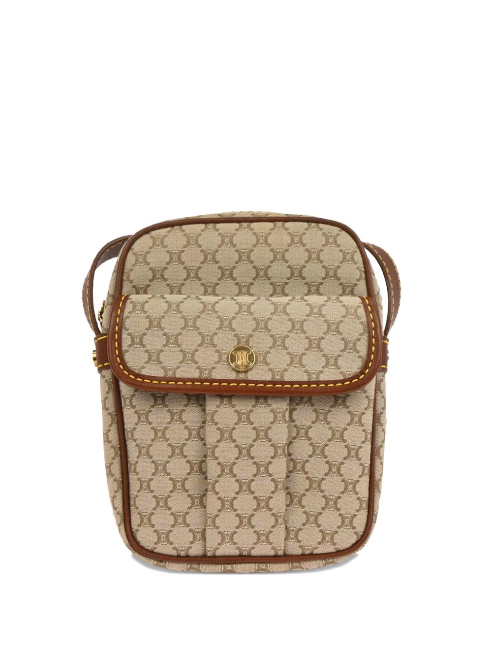 1990s Macadam canvas leather shoulder bag