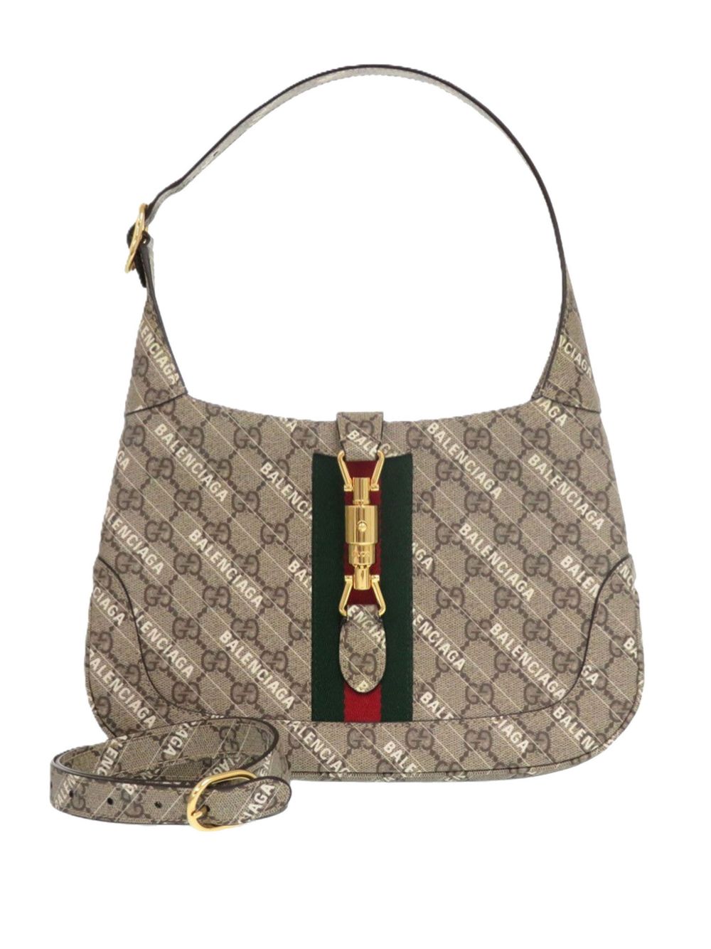 2016-2026 Balenciaga The Hacker Project Small GG Supreme Web Jackie 1961 crossbody bag