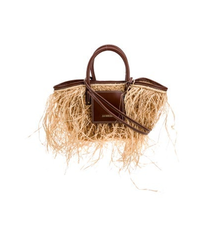 Jacquemus Straw Shoulder Bag W Tags