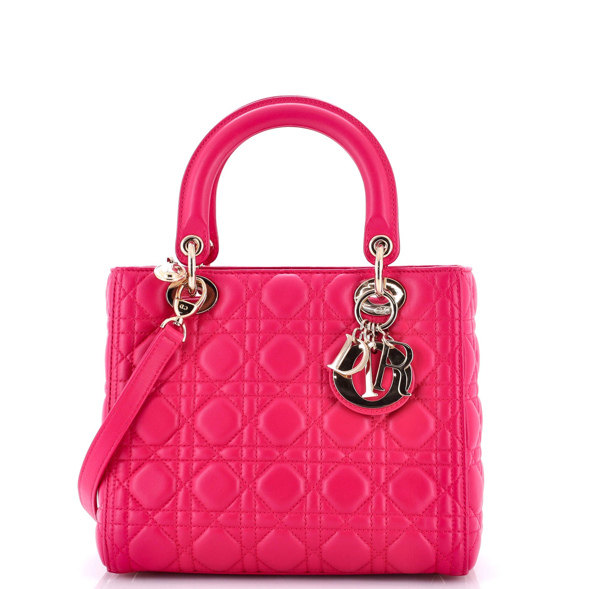 Dior Lady Dior Bag Cannage Quilt Lambskin Medium