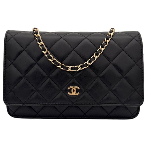 Wallet On Chain Timeless/Classique leather handbag