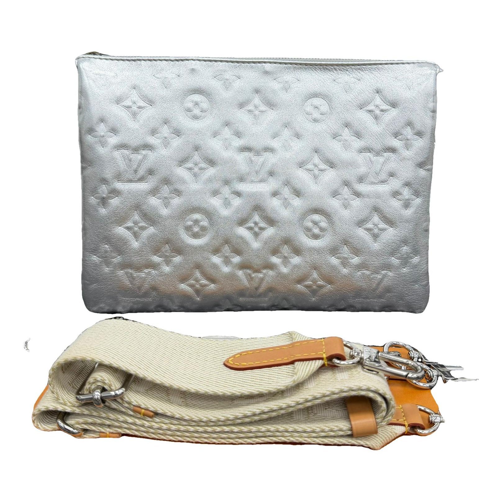 Coussin leather handbag