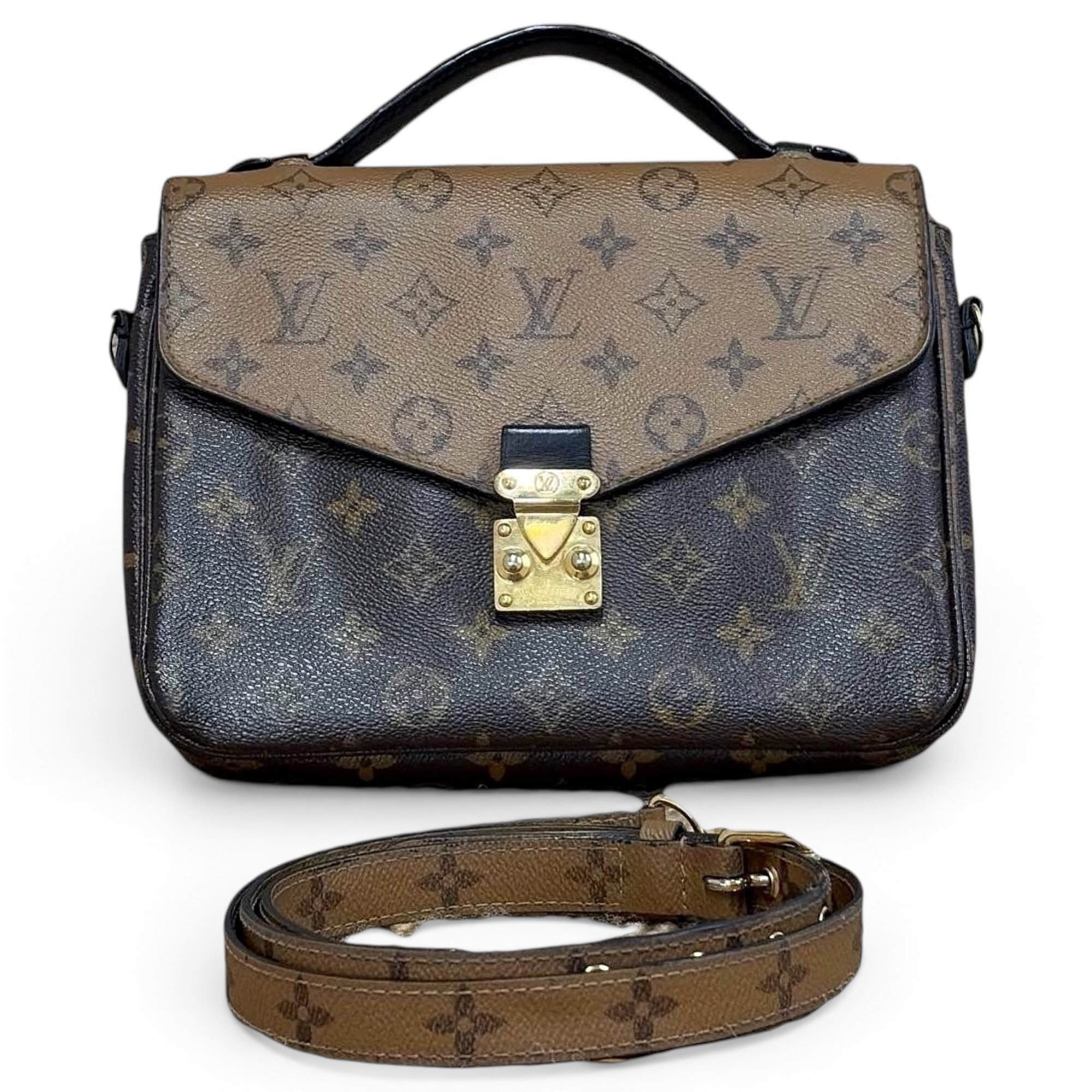 Metis leather handbag