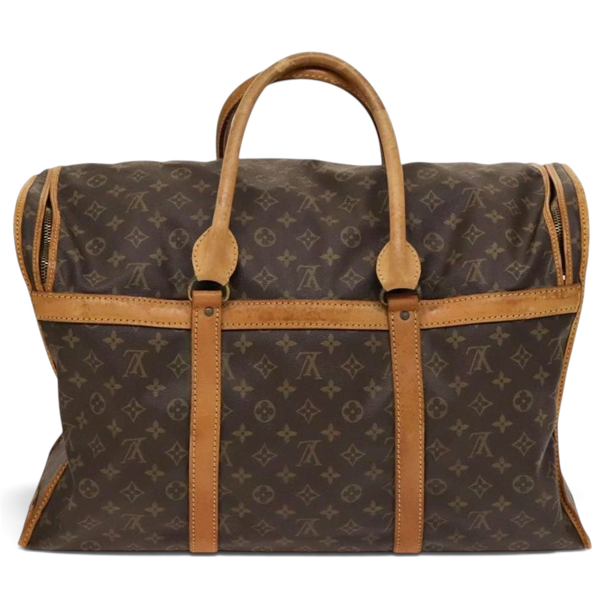 Leather bowling bag