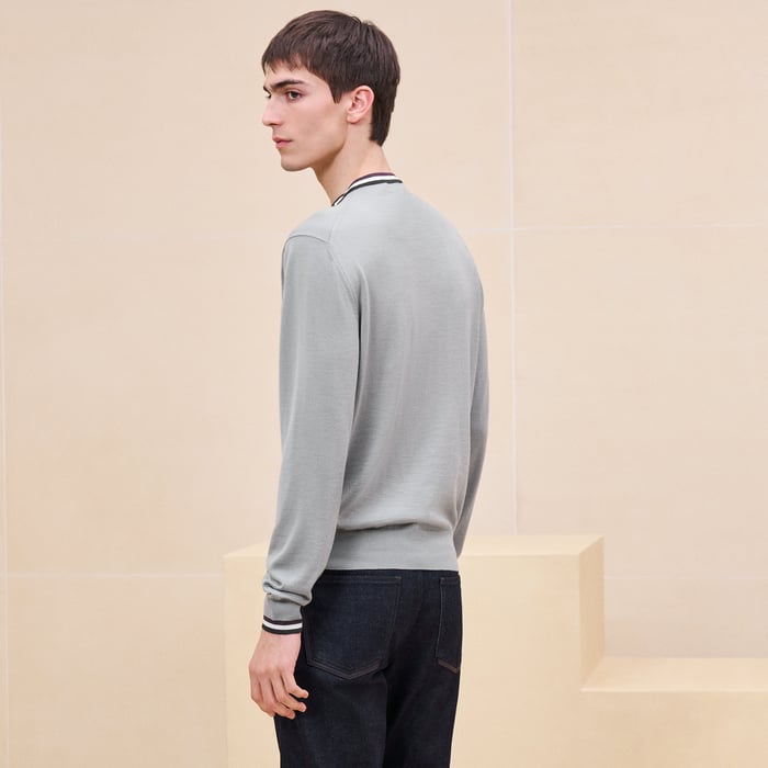 Silex "Rayures & Twist" Crewneck Sweater