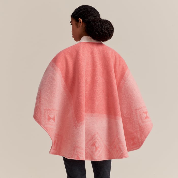 Warm Colors Wool Cape