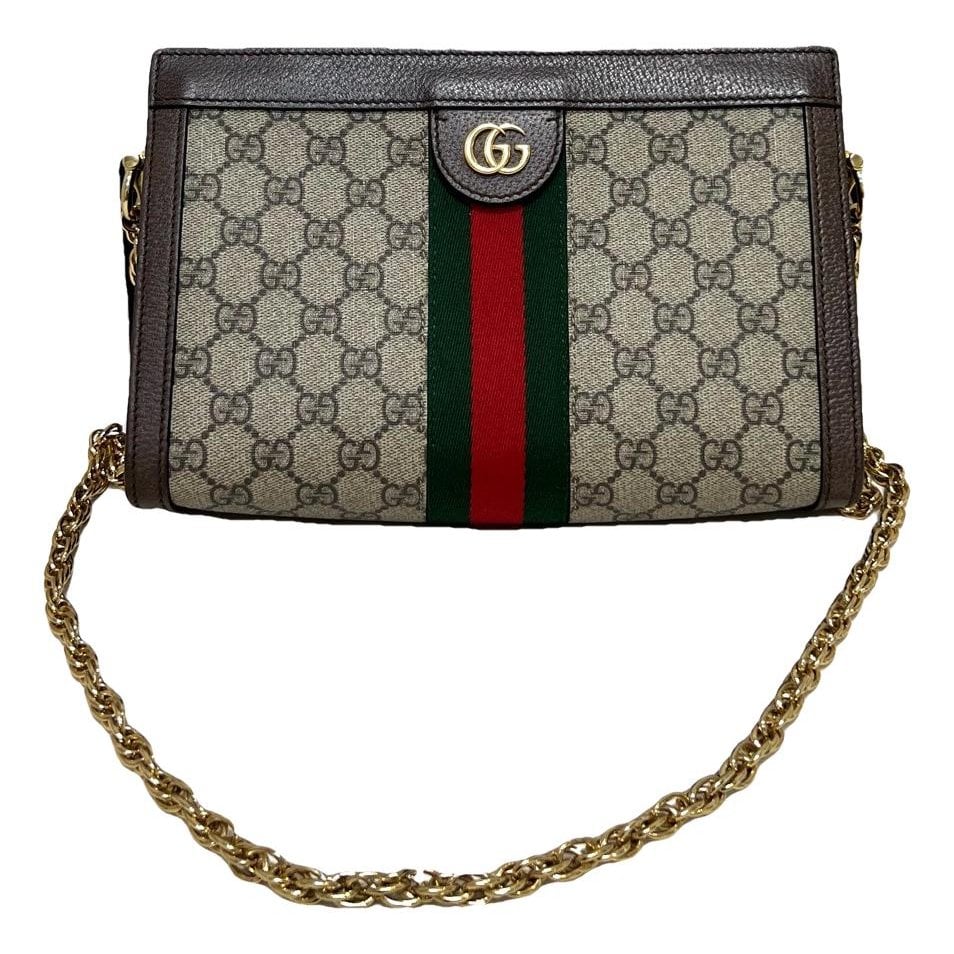 Ophidia Chain leather handbag