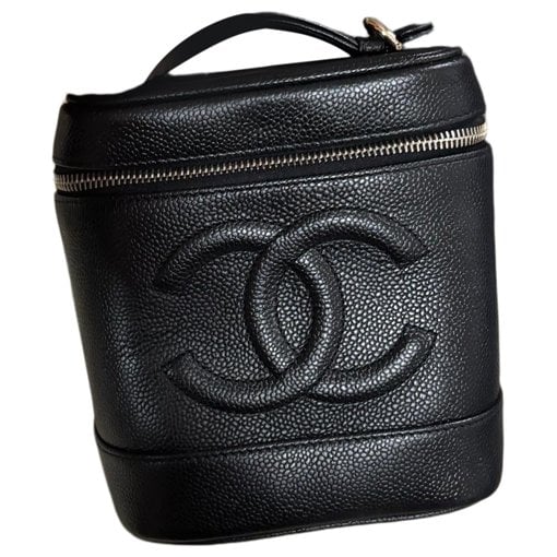 Vanity leather handbag