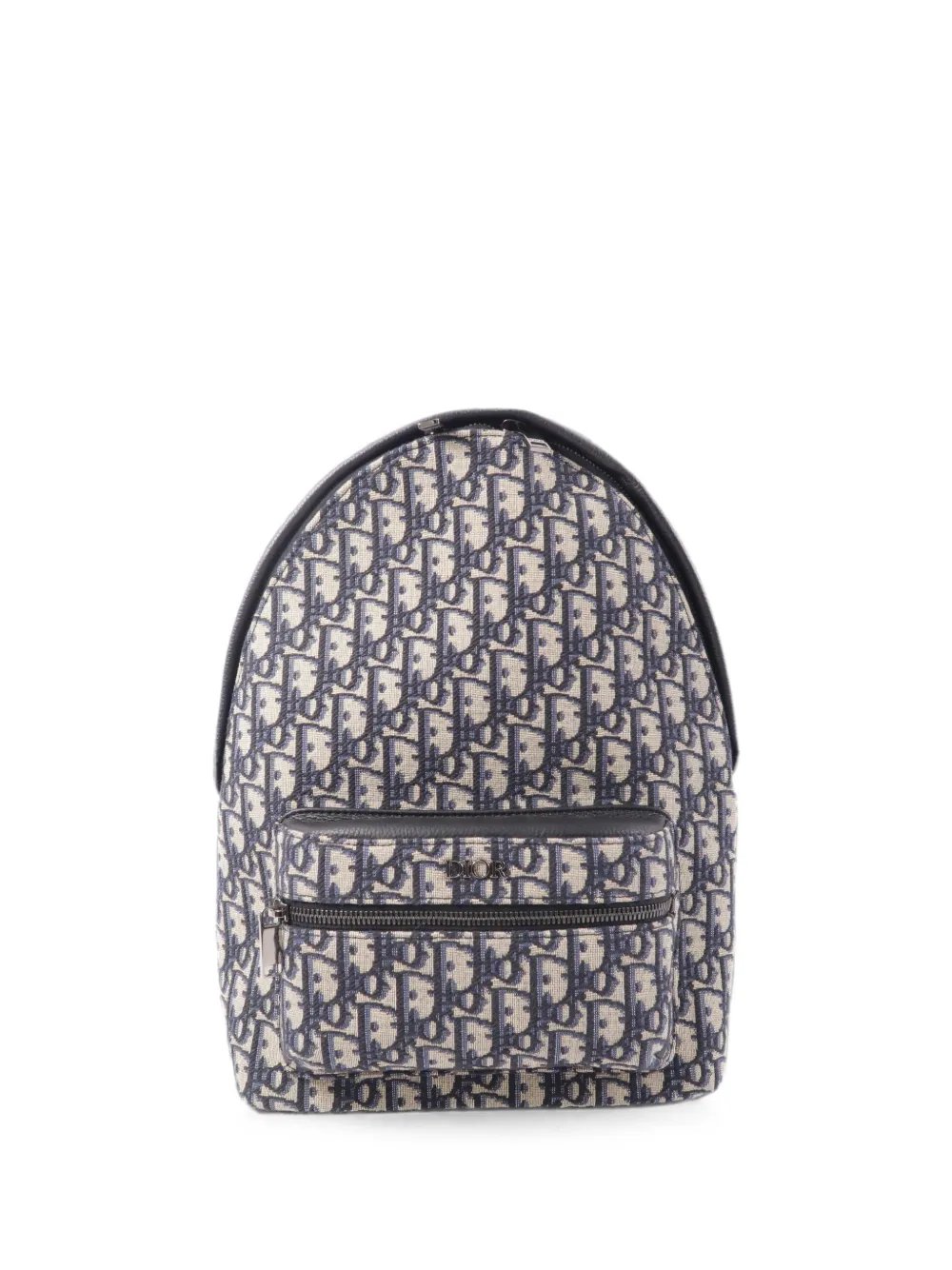 Rider monogram-pattern backpack