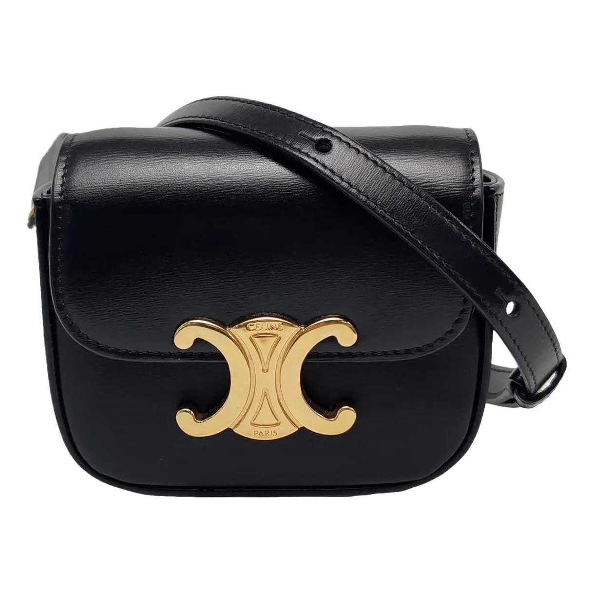 Triomphe leather handbag