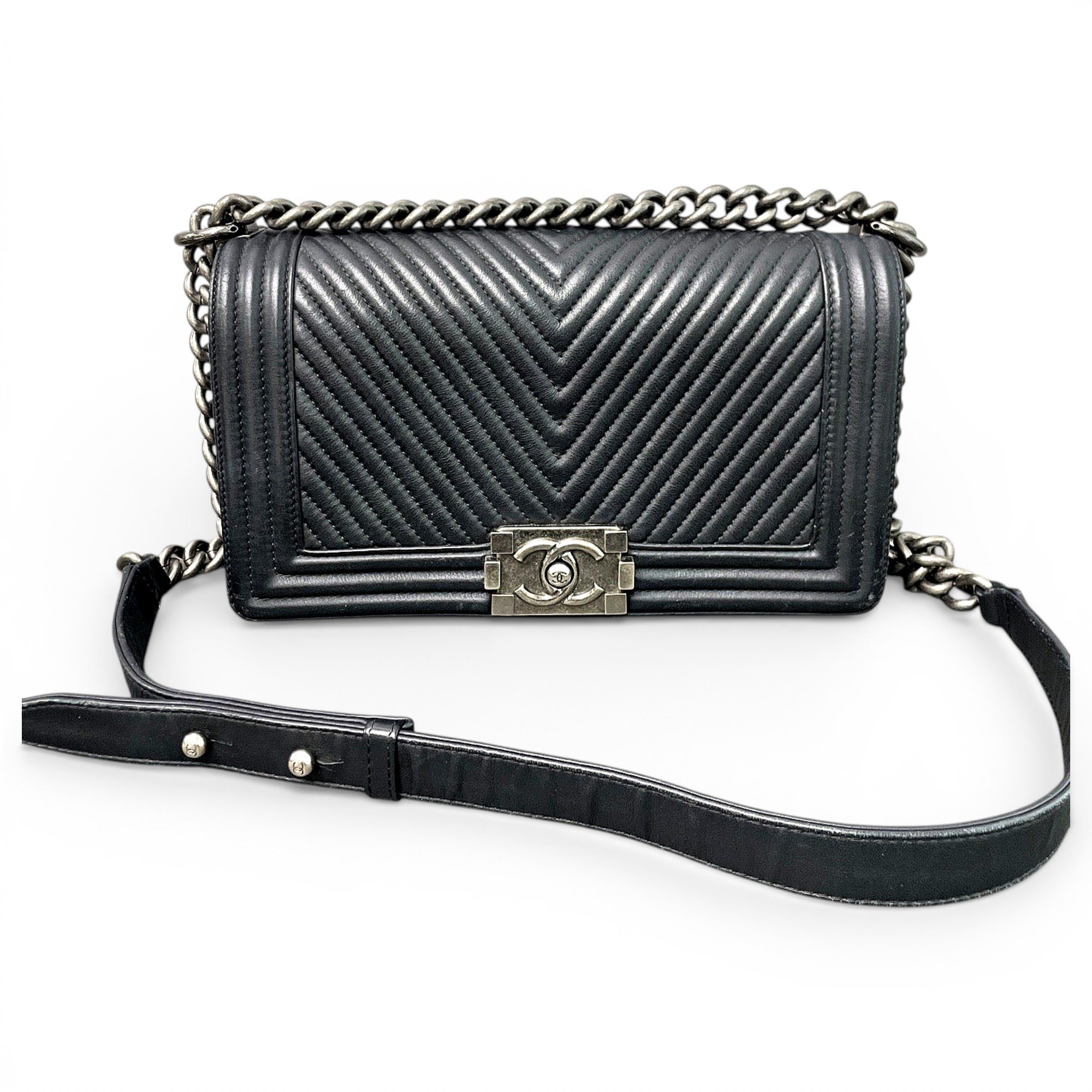 Leather handbag