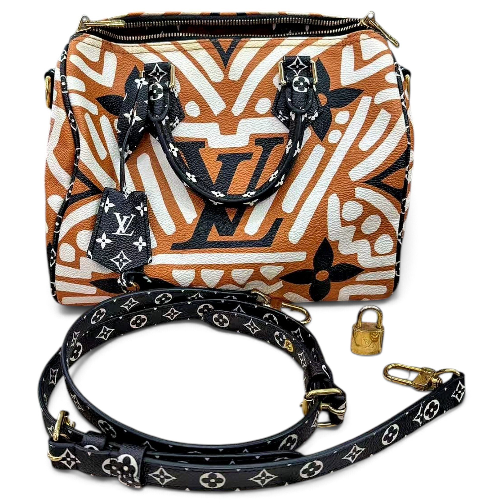 Speedy leather handbag