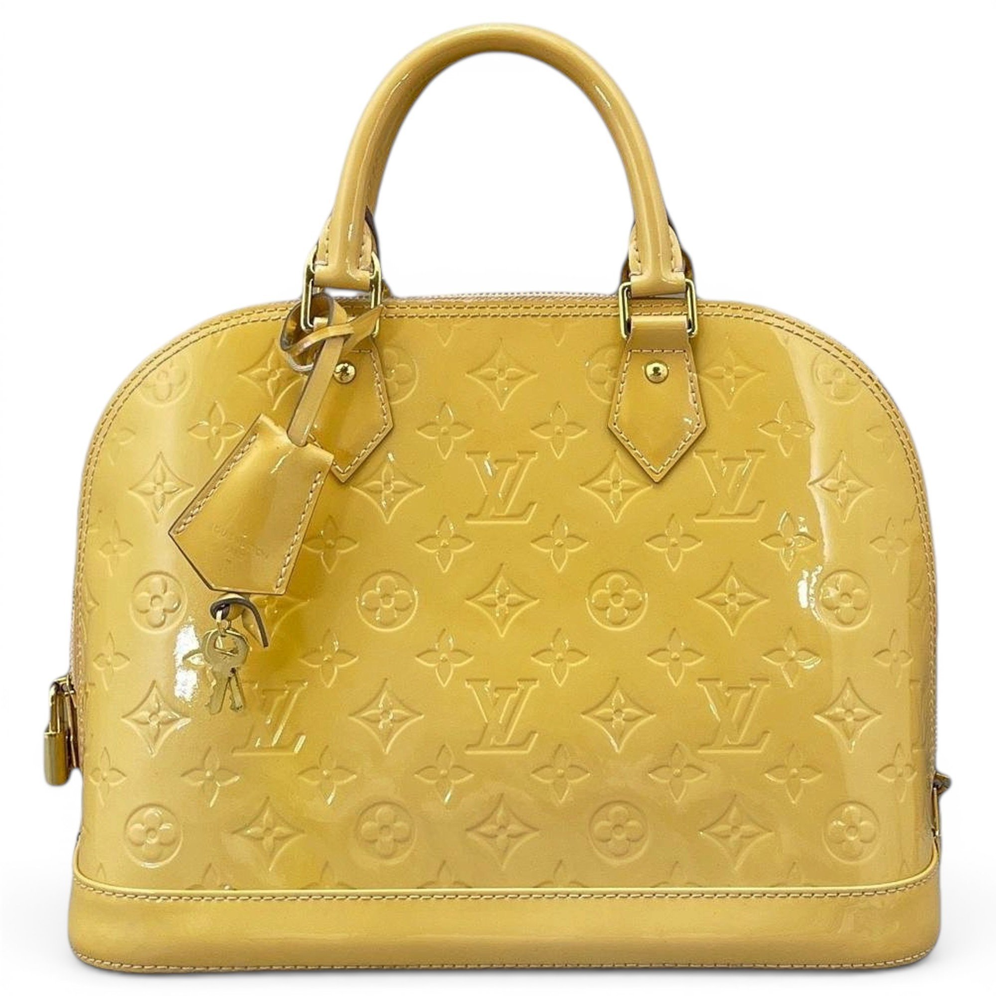 Alma BB patent leather handbag