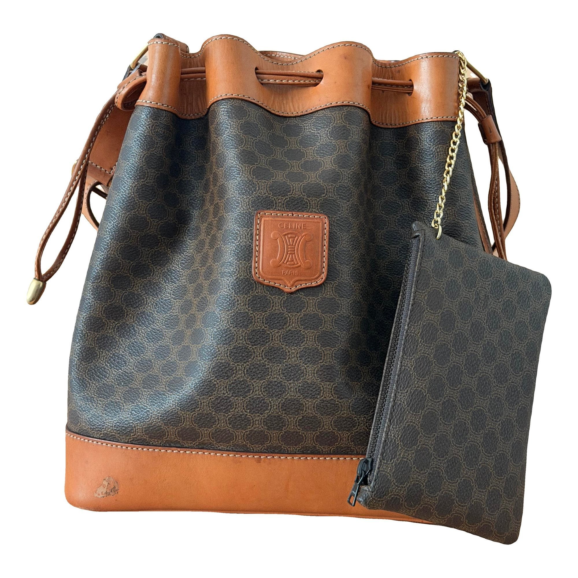 SAC SEAU leather handbag
