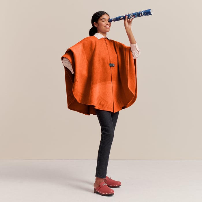 Warm Colors Cashmere Cape