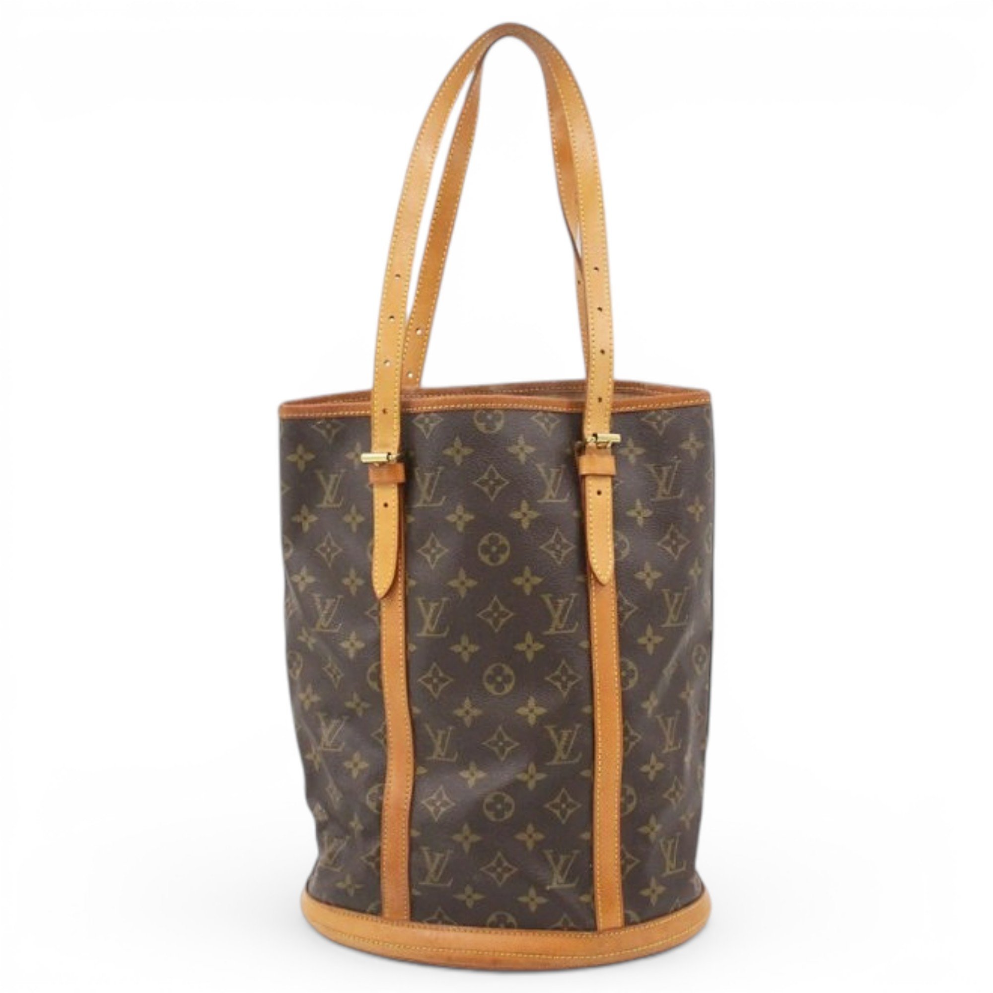 Bucket leather bag