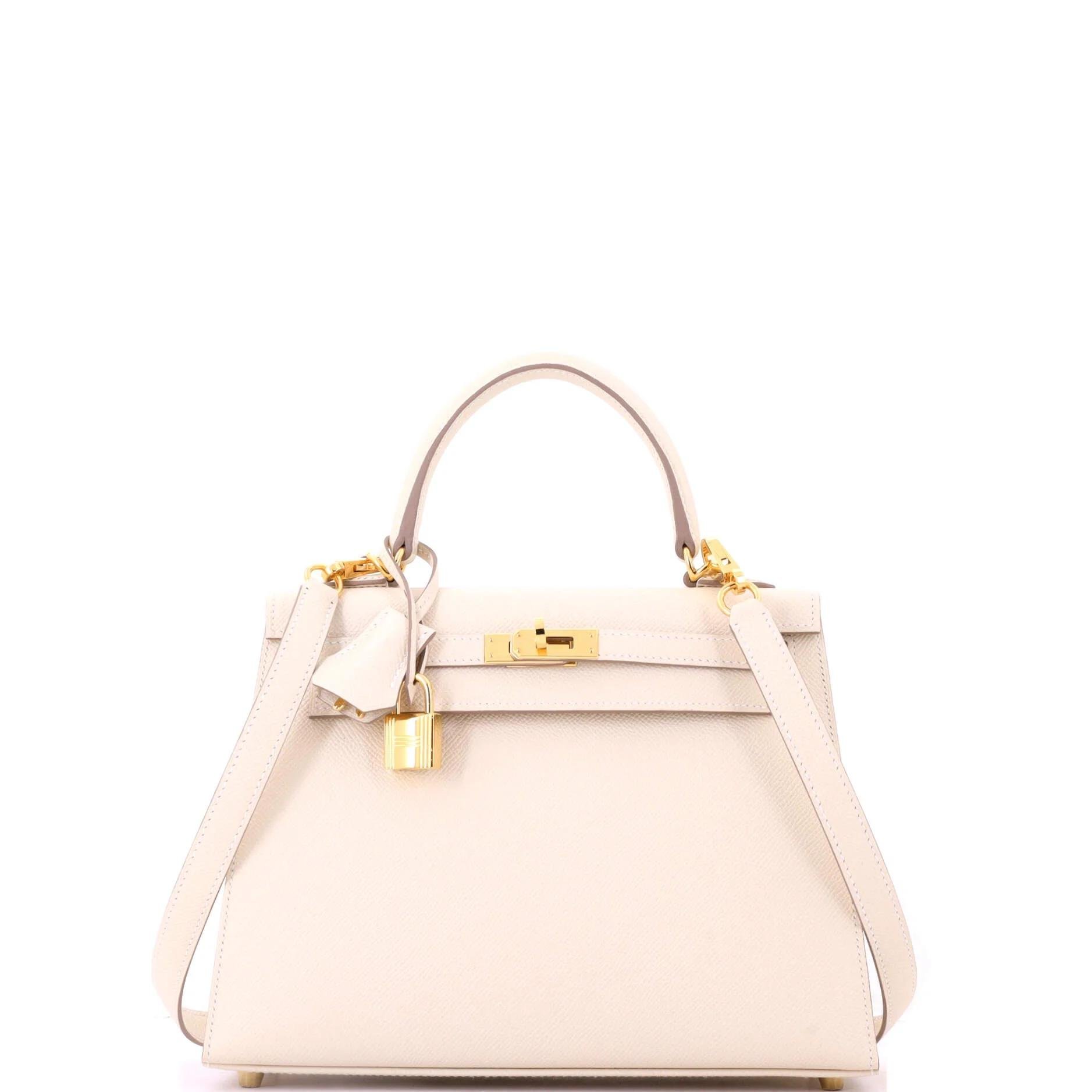 Kelly 25 leather handbag