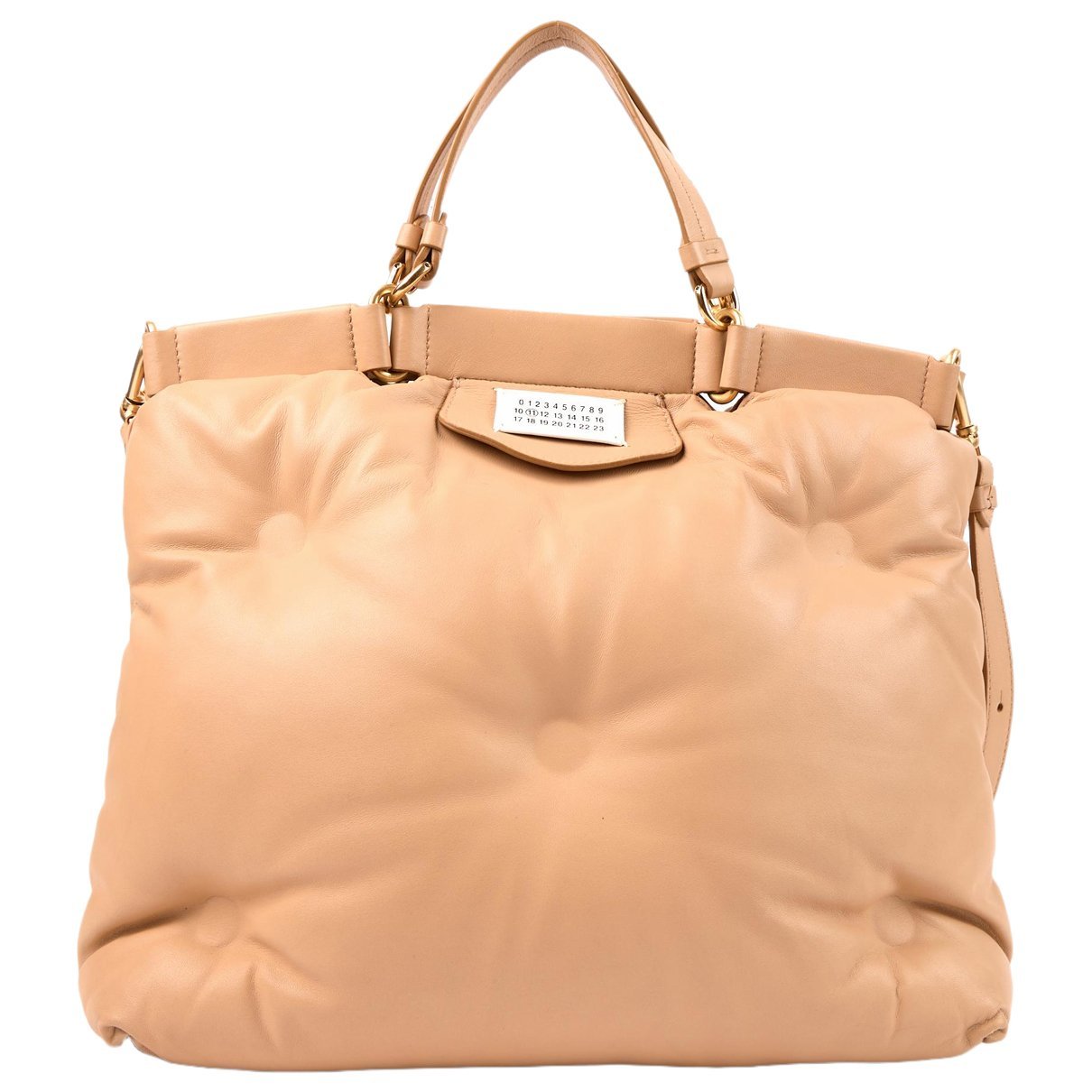 Glam Slam leather tote