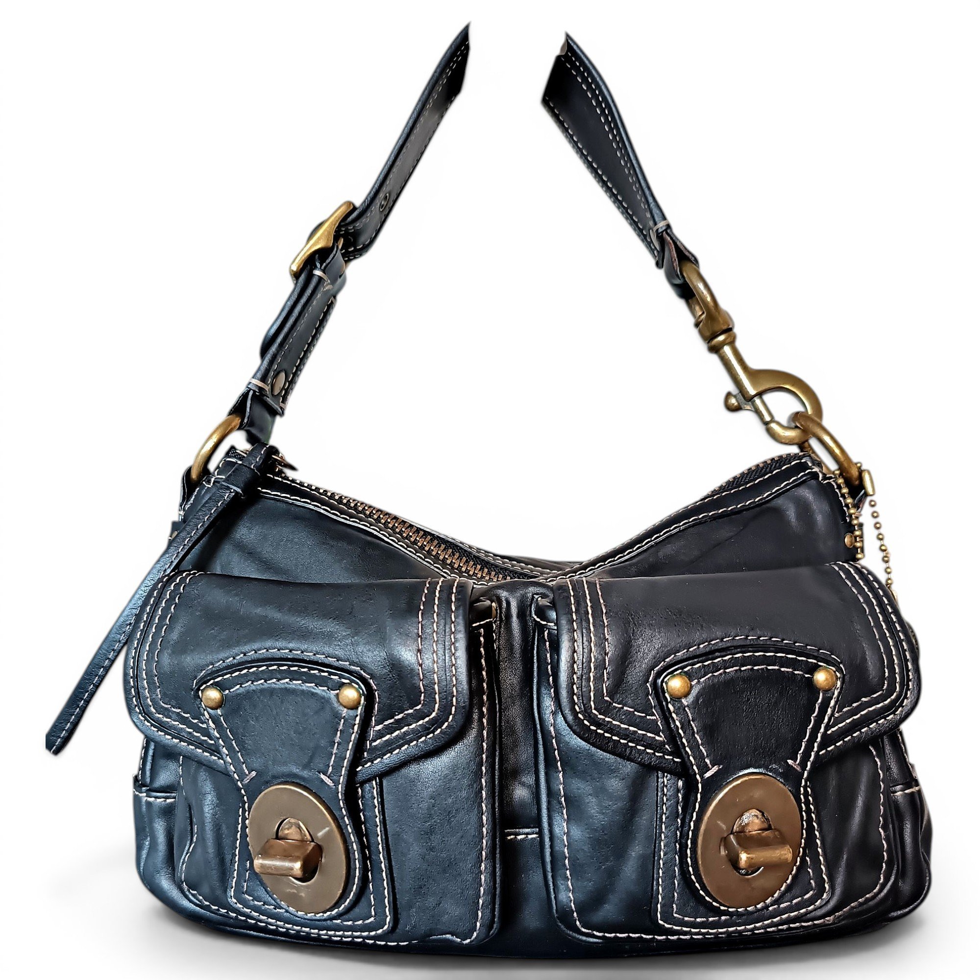 Leather handbag