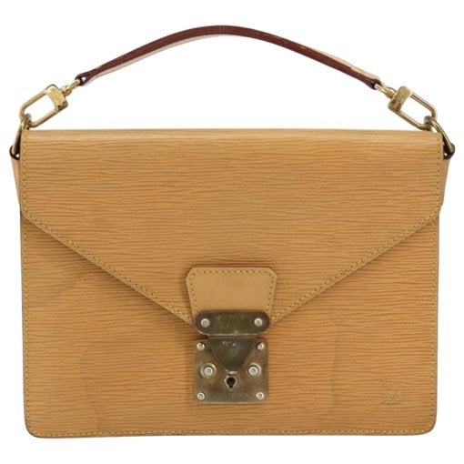 Biface leather handbag