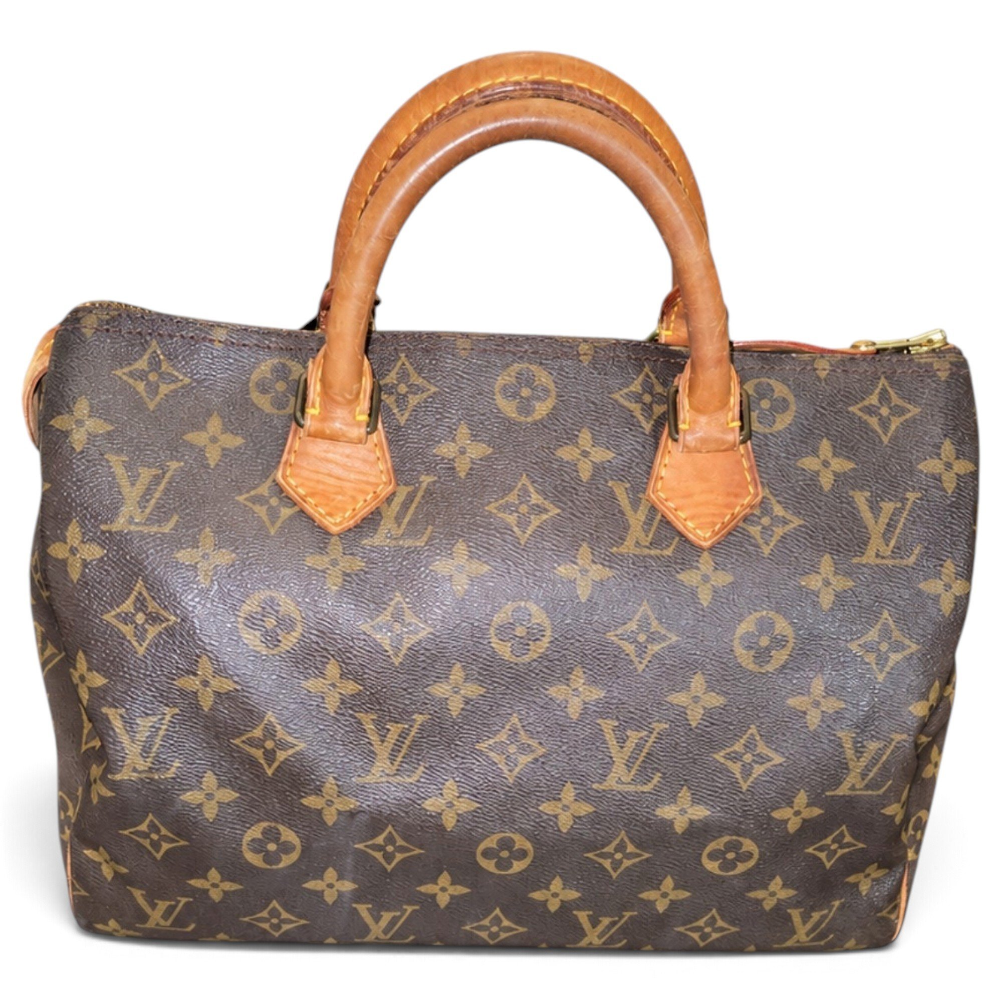 Speedy leather handbag