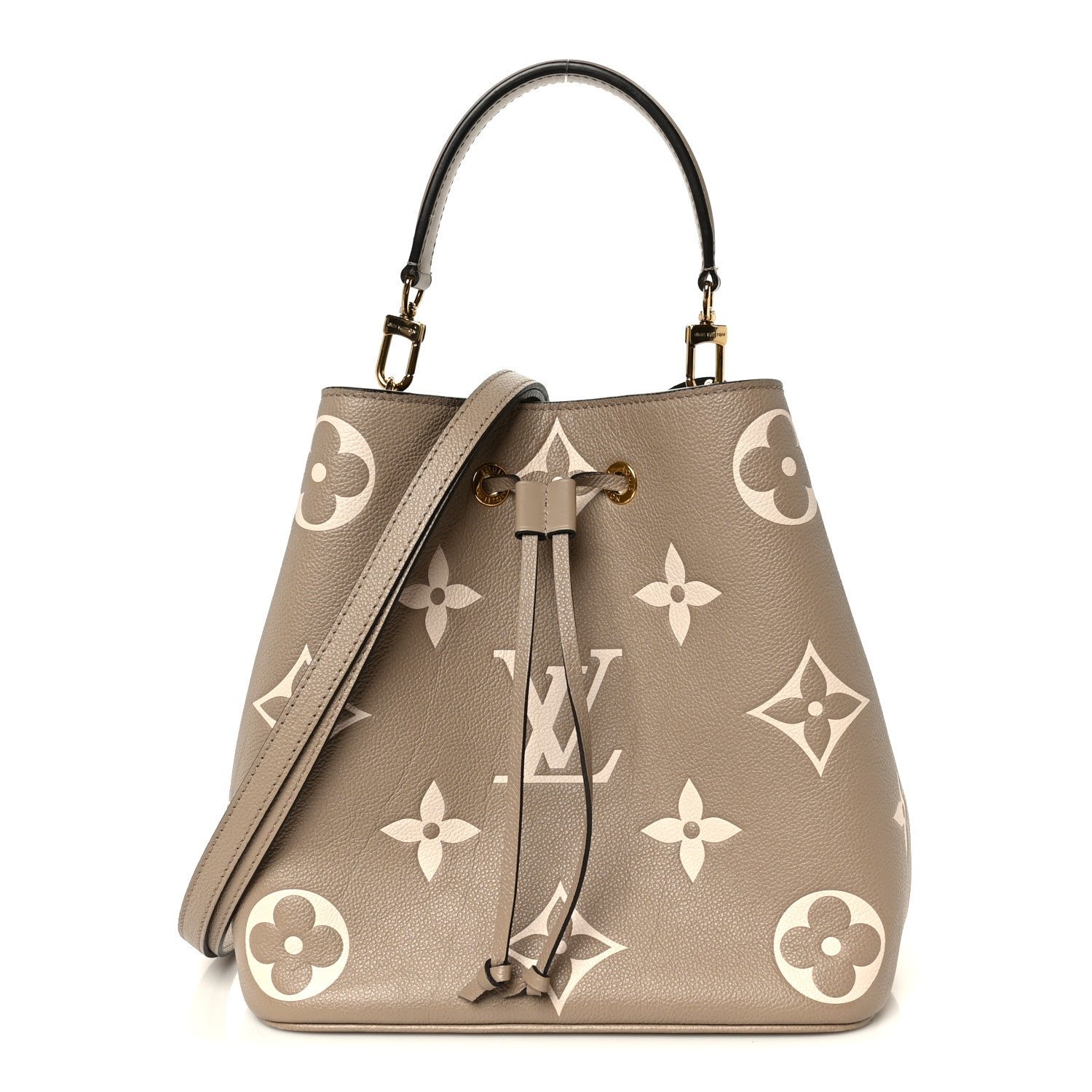 Louis Vuitton Empreinte Monogram Giant Neonoe MM Tourterelle Creme