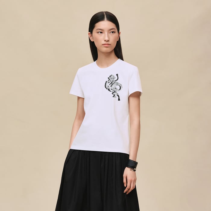 Blanc Printed Straight T-shirt