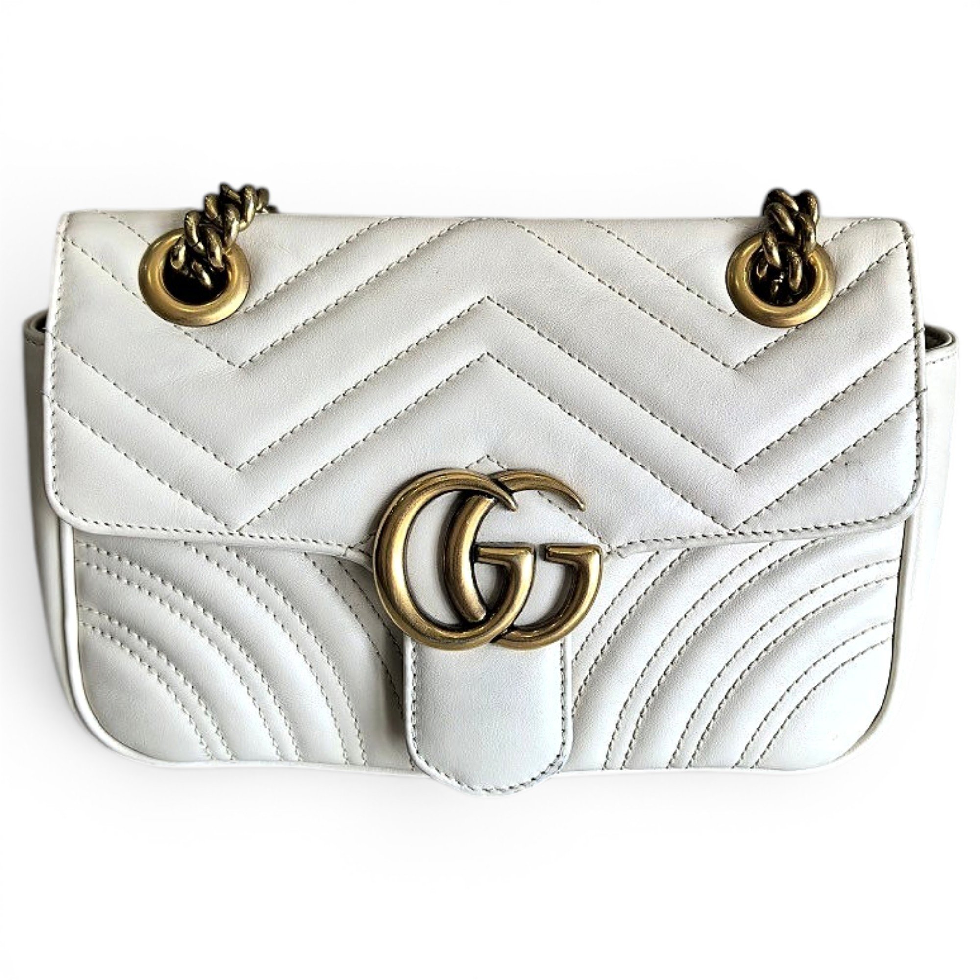 GG Marmont Flap leather handbag